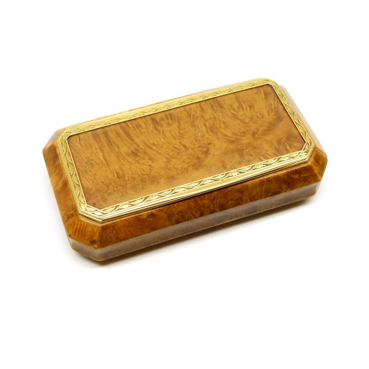 Directoire period gold mounted wood box